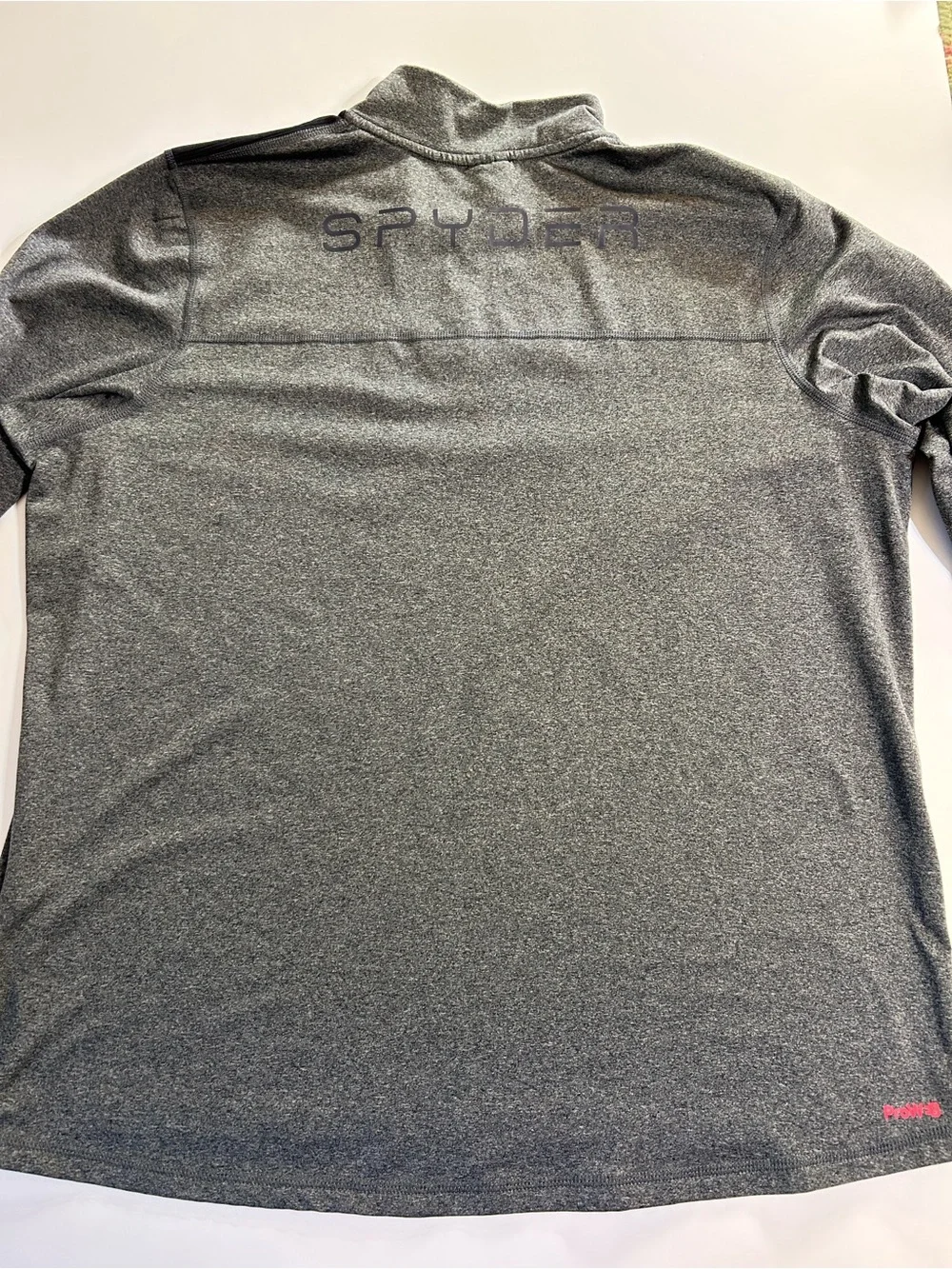 Spyder Active Men's Performance Long Sleeve ¼ Zip Pullover Sweater Size XLarge